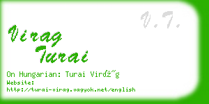 virag turai business card